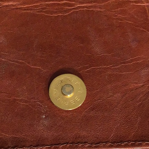 Vintage LJS collection, leather shoulder bag. This bag is in pristine condition. - Picture 9 of 12